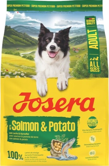 Josera Adult Salmon & Potato Tørrfôr Til Hund 3 kg
