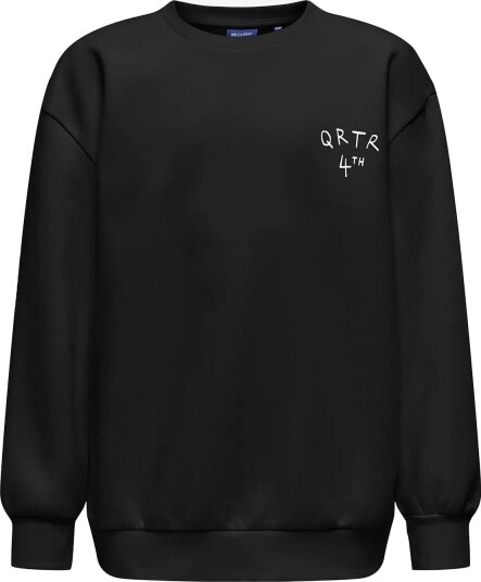 ONLY & SONS Osjkyrie Oversize Ls Swt Noos   BLACK   122 128
