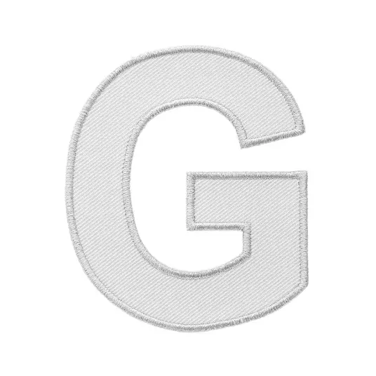 Bokstaver G NSF Bokstav G Hvit