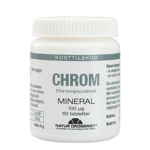 Natur Drogeriet Natur-Drogeriet Maxi Chrom 100 Ug 60 Tabletter