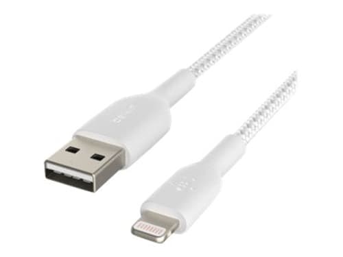Belkin Boost Charge 1m USB-A til Lightning Kabel - Hvit Belkin Boost Charge 1m USB-A til Lightning Kabel - Hvit