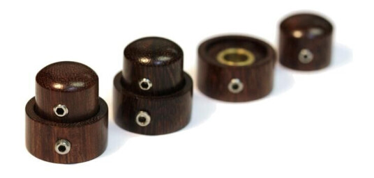 Graph Tech Pw-1022-00 Ghost Acoustic Wooden Stacked Knobs - 3 Pcs.