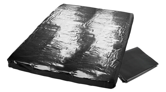 Orion Fetish Collection: Vinyl-laken, 200x230 cm, svart