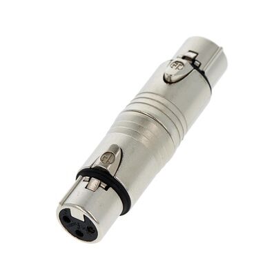 Neutrik NA3FF XLR Hun-Hun Adapter Grå Neutrik NA3FF XLR Hun-Hun Adapter Grå