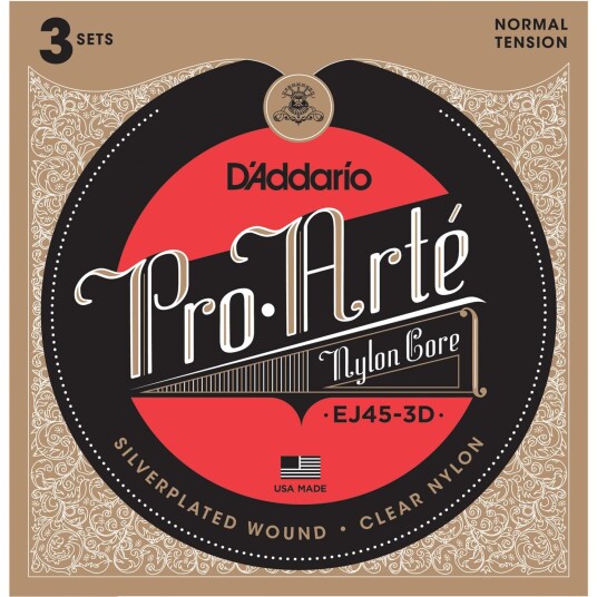 D'Addario Ej45-3d Pro Arté Normal 3 Pack 028-043