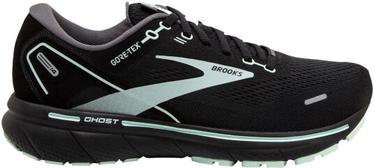 Brooks Ghost 14 Gtx Dame Black/Blackened Pearl/Aquaglass 40