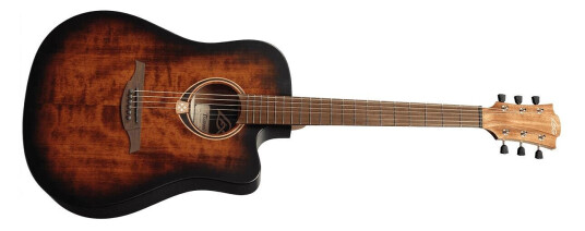 Lag Guitars T70dce-B&b; Dreadnought Cutaway Electro Svart&Brun Lag Guitars T70dce-B&b; Dreadnought Cutaway Electro Svart&Brun