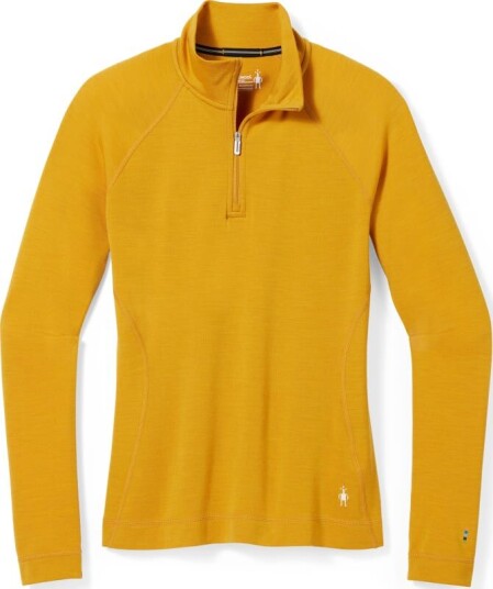 Smartwool Women's Merino 250 Baselayer 1/4 Zip Gul M Woman