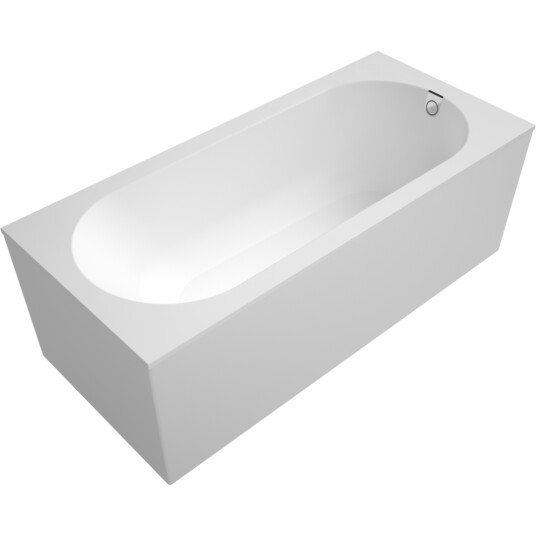 VILLEROY & BOCH OBERON BADEKAR 180X80 FOR INNBYGGING STONE WHITE