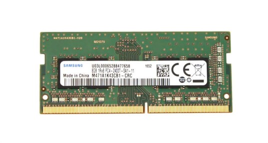M471A1K43CB1 CRC Samsung 8GB PC4 19200 DDR4 2400MHz non ECC Unbuffered CL17 260 Pin