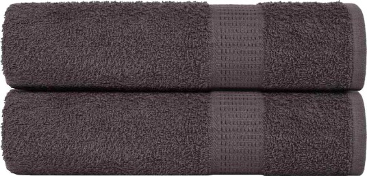 vidaXL Badehåndklær FROGN 2 stk antrasitt 100x150 cm 360 gsm vidaXL Badehåndklær FROGN 2 stk antrasitt 100x150 cm 360 gsm