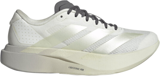 Adidas Women"s Adizero Evo SL Off White/Ice Gold Metal/Granite 39 1/3 Adidas Women"s Adizero Evo SL Off White/Ice Gold Metal/Granite 39 1/3