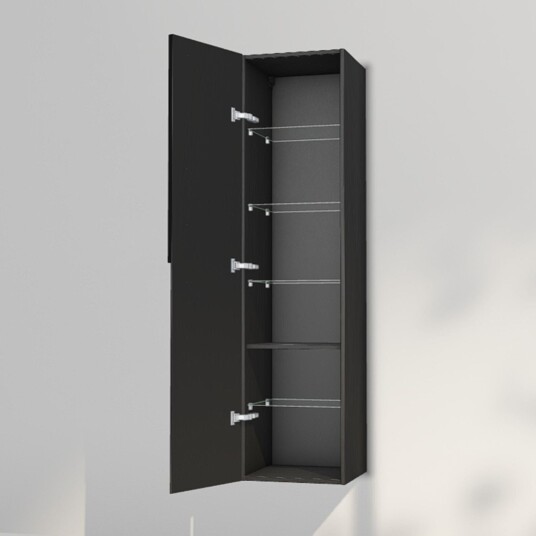 INR Iconic Nordic Rooms Grip 40/40 Høyskap Black oak / 40cm Venstre Hengslet Nei INR Iconic Nordic Rooms Grip 40/40 Høyskap Black oak / 40cm Venstre Hengslet Nei