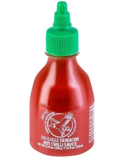 Sriracha Hot Chili Saus Uni Eagle 230 ml Thailand