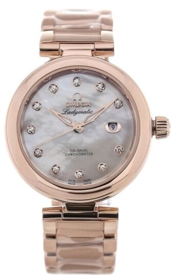 Omega Dameklokke 425.60.34.20.55.004 De Ville Ladymatic Co Axial 34mm