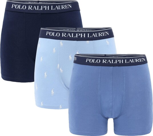 Polo Ralph Lauren Classic Stretch Cotton Trunk 3 Pack Blue M