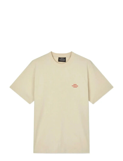 Mads Nørgaard Cotton Jersey Frode Logo Tee Fav Cream L