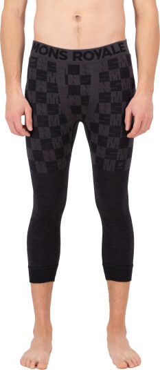 Mons Royale Men's Ascender Merino Seamless 3/4 Legging Forged Iron/Black M Mons Royale Men's Ascender Merino Seamless 3/4 Legging Forged Iron/Black M