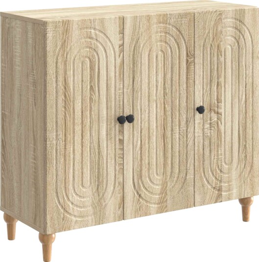  Serviesskap Sonoma eik 89 x 34,5 x 80 cm Konstruert tre