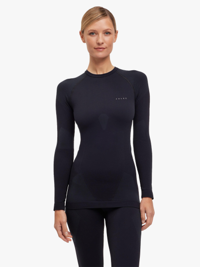 Falke Women Long Sleeve Shirt Warm Sort L