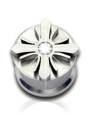 Utgått Spinning Cross Piercing Plugg