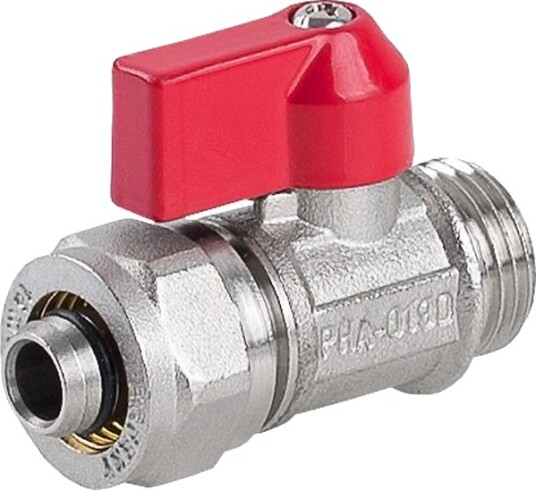 Perfexim Kuleventil Mini 1/2" Rød 01 019 0000 001