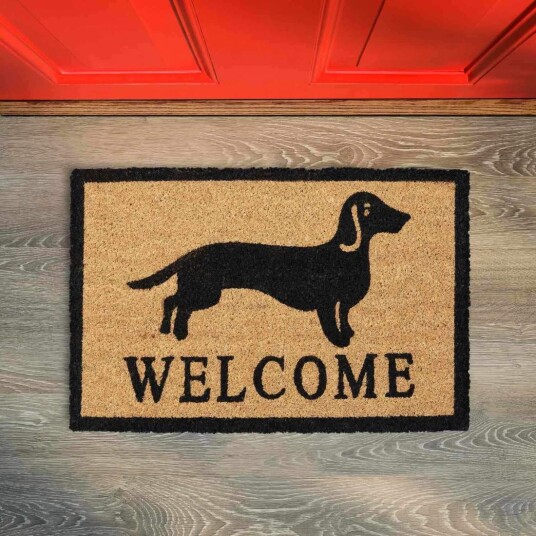 Rxs Dørmatte kokosfiber dachshund