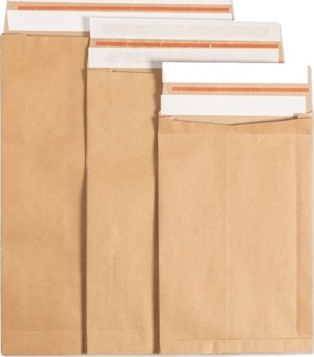 Forsendelsespose I Papir Master"in Expert 380 + 80 X 480 X 79 Mm Kile I Siden Krydset Bund Kraft   100 Stk.