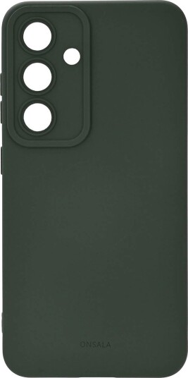 ONSALA Bakside Silikon Touch Resirkulert Samsung S25 5G Olivengrønn