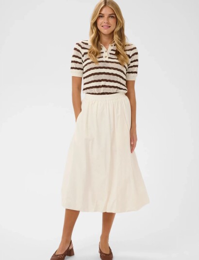 Saint Tropez Robinsz Skirt - Cream - XL Saint Tropez Robinsz Skirt - Cream - XL