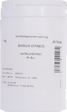 Sodium citrate 1 kg Sodium citrate 1 kg