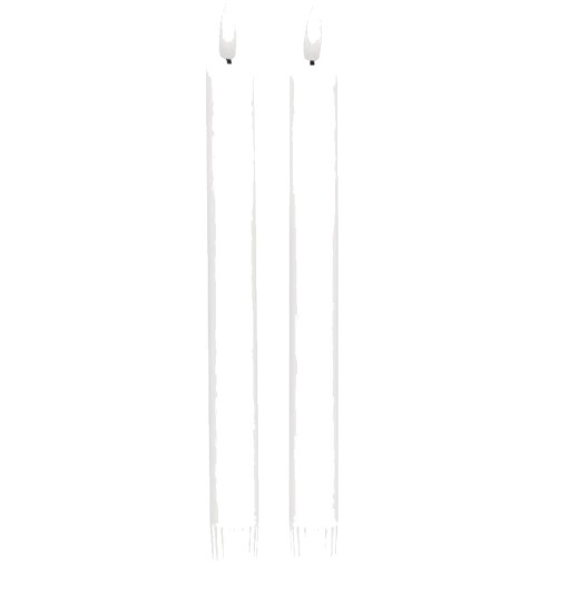 Northlight LED lysekrone 24 cm 2 pakning