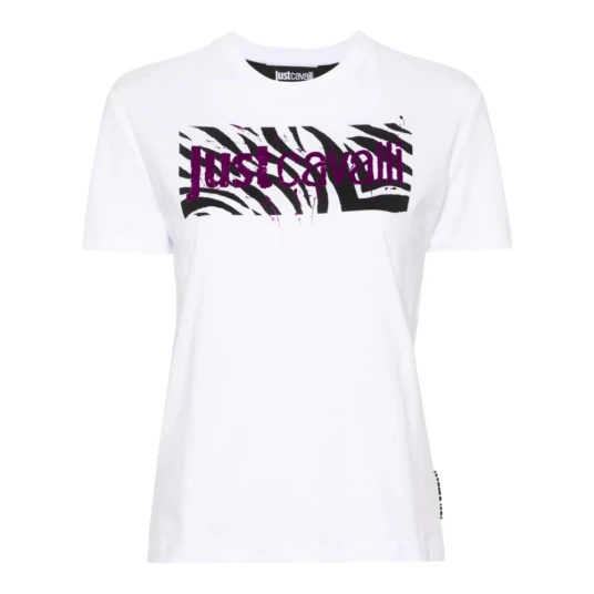 Just Cavalli Dame Topper Hvit L Just Cavalli Dame Topper Hvit L