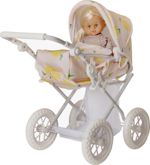Skrållan Dockvagn Citron White ONE SIZE Skrållan Dockvagn Citron White ONE SIZE