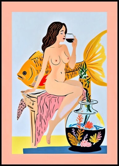 Fishy Shananigans Plakat Plakat / 40x50cm