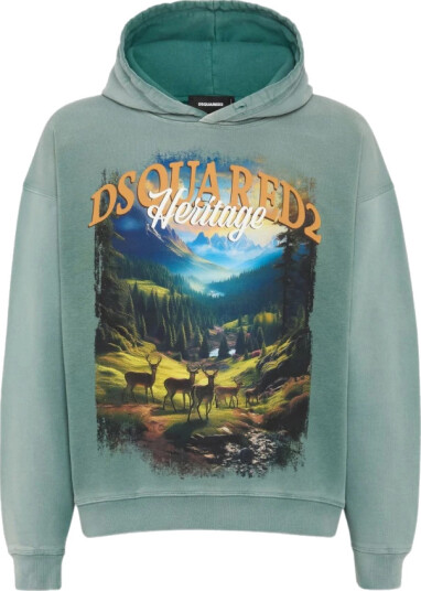 Dsquared2 Herre Gensere & Hettegensere Grønn XL, Dsquared2 Herre Gensere & Hettegensere Grønn XL,