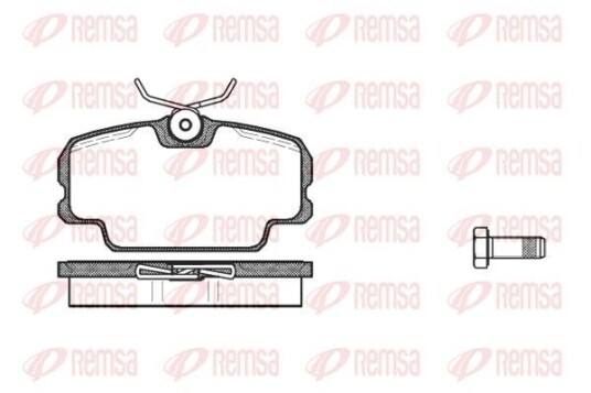 Bremseklosser REMSA 0145.00 Bremseklosser REMSA 0145.00