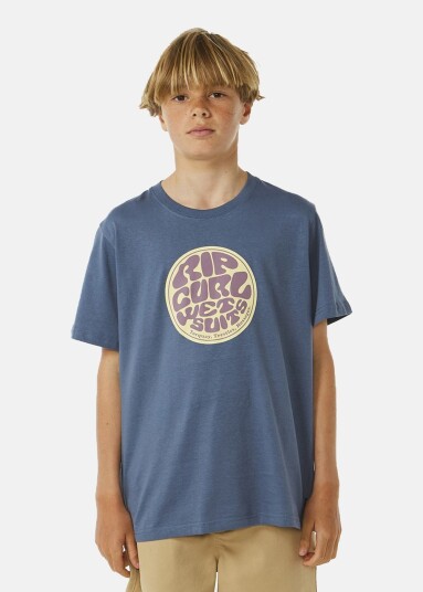 Rip Curl Filgreeâ Â Ss Tee -Boy Vintage Navy 14 T-Shirts