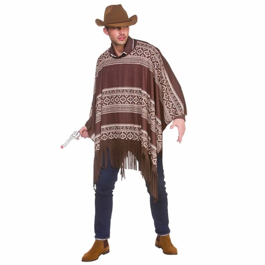 Wicked Costumes Ltd Poncho Western Cowboy
