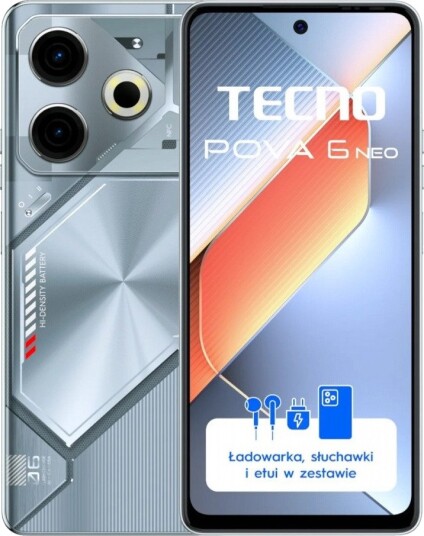 Tecno Pova 6 Neo 8GB/256GB Starry Silver Tecno Pova 6 Neo 8GB/256GB Starry Silver