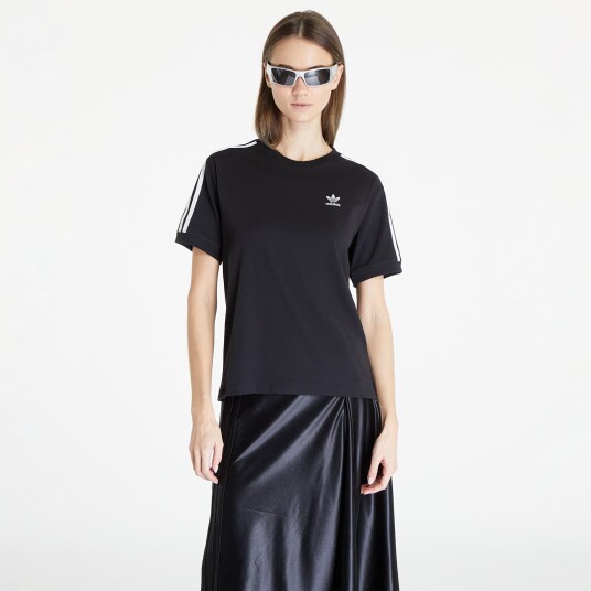 adidas Originals 3 Stripe Tee - Black - XS