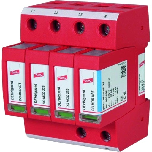 Desitek Transientbeskyttelse Høystrøm DehnGuard M TT 275 FM Desitek Transientbeskyttelse Høystrøm DehnGuard M TT 275 FM