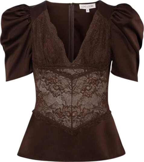 Love Lolina Dame Bluser & Skjorter Brun 2XS,