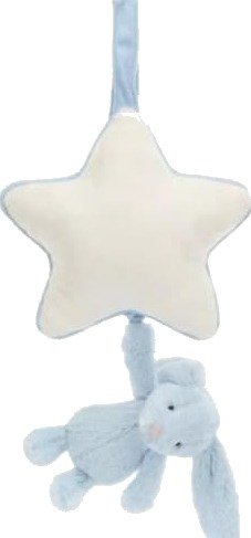 Jellycat Blå Kanin Musikleke 28 cm