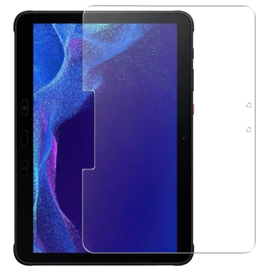 INCOVER Samsung Galaxy Tab Active 4 Pro Arc Edge Herdet Glass Skjermbeskytter - Gjennomsiktig