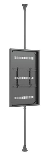 Multibrackets M Pro Series - Enclosure 65"" Floor to Ceiling Medium Black^