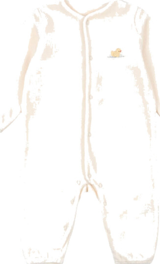Konges Sløjd Fanga Antique White Elu Onesie GOTS 12 mdr Konges Sløjd Fanga Antique White Elu Onesie GOTS 12 mdr