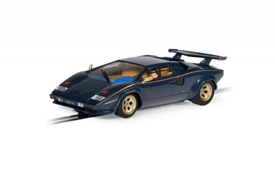 Scalextric Lamborghini Countach - Blue & Gold