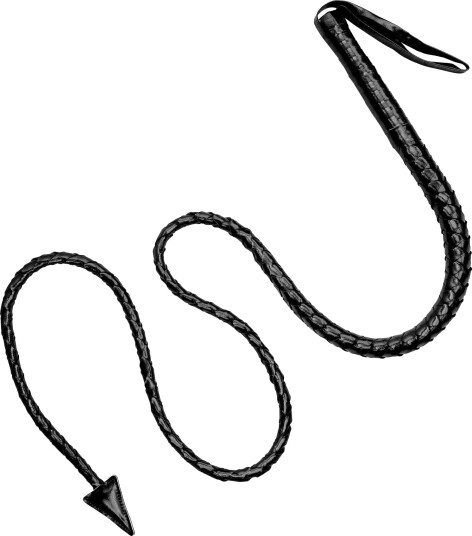 Svart Djevelhale Pisk 180 cm Sirkus 12153