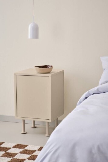 KIPP Nattbord Beige